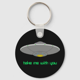 Ufo-keychain - ta mig med dig nyckelring