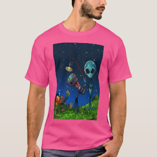 Ufo Kid - Ufo på en sträng T Shirt