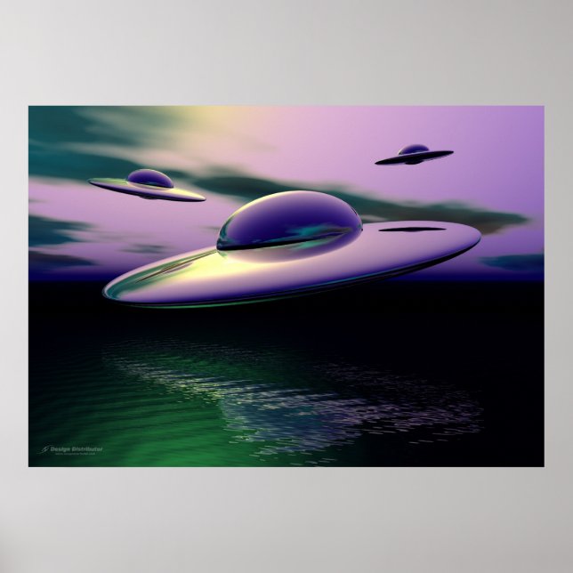 UFO klassisk Poster (Framsidan)