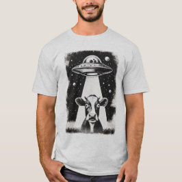 UFO Ko - Sällsam och rolig utomjording-upplevelse T Shirt