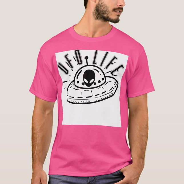 Ufo Life Alien T Shirt (Framsida)