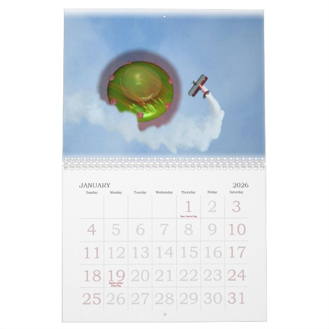 Ufo-luftshow över Los Gatos Kalender (Jan 2026)