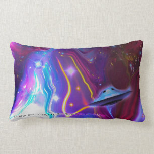 Ufo-magenta dimensionerar kudder lumbarkudde