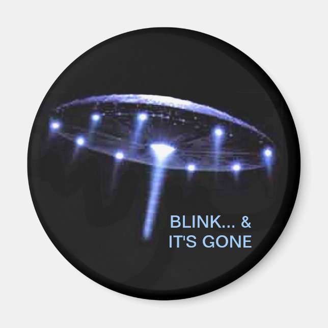 UFO Magnet, Upp, Upp och Away Magnet (Framsidan)