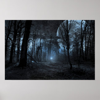 UFO måne-Poster Poster