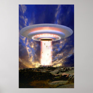 UFO massbortförande Poster