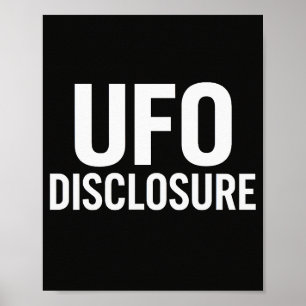 UFO-meddelande Poster