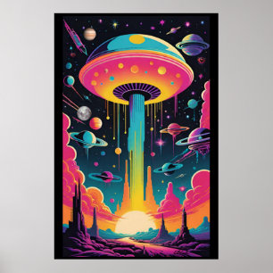UFO-möte på planet 9 Poster