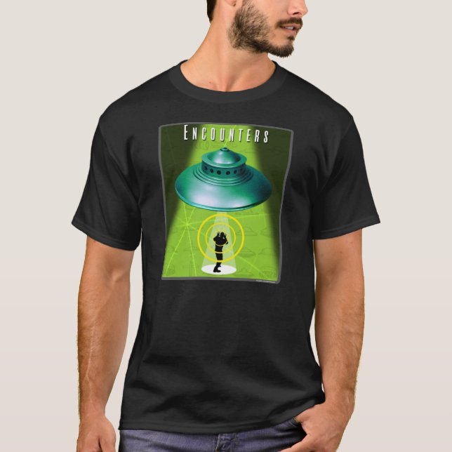 UFO-möten T-shirt (Framsida)