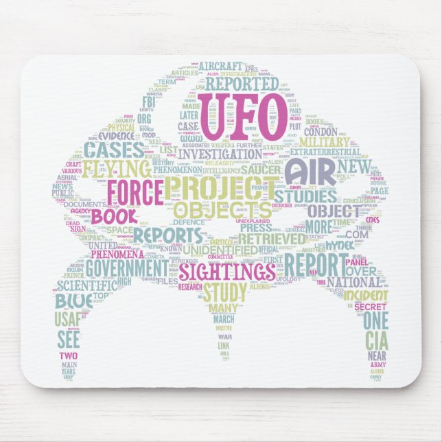 UFO mousepad Musmatta (Framsidan)