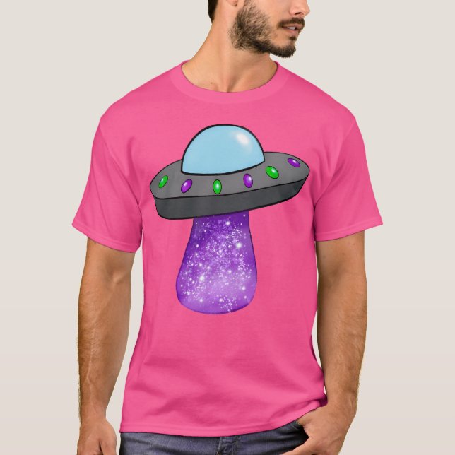 Ufo Mushroom T Shirt (Framsida)