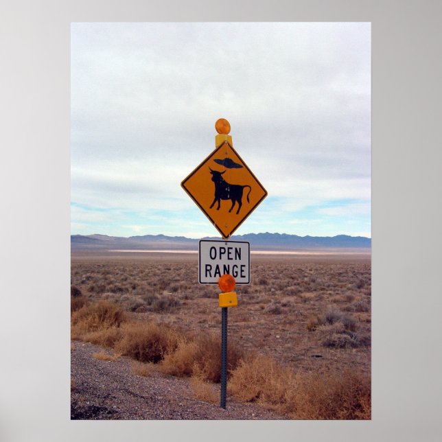 UFO och område 51 Poster (Framsidan)