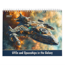 UFO och rymdskepp i galaxen Kalender