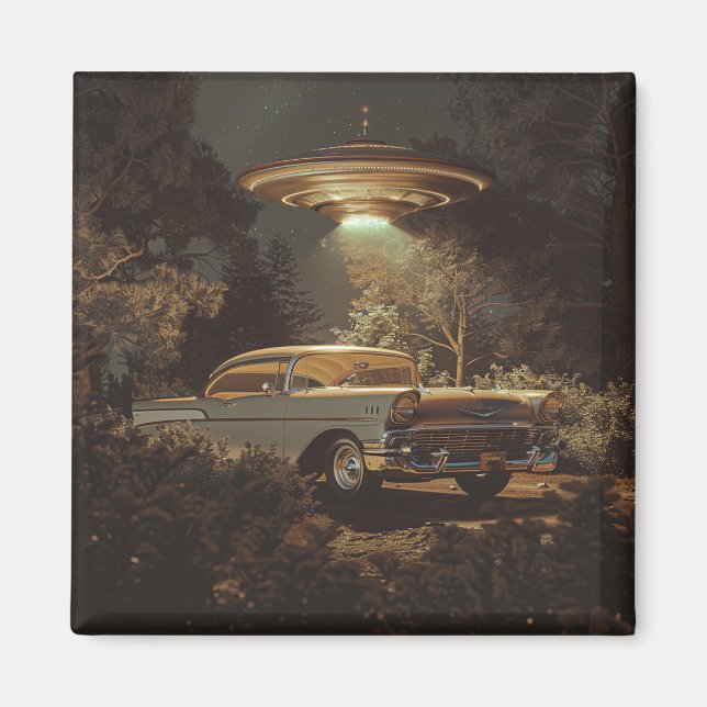 UFO och Stanley's 1956 BelAir Magnet (Framsidan)