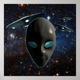 UFO och Utomjordingar Poster
