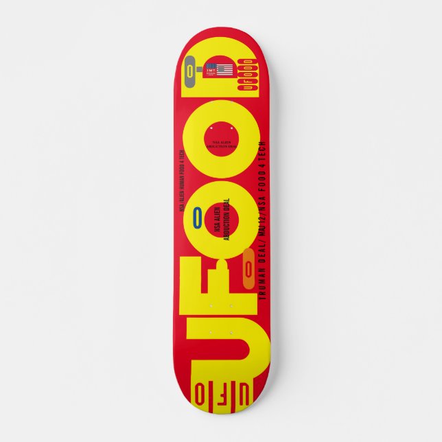 UFO.OD JMT-skateboard Mini Skateboard Bräda 18,5 Cm (Framsida)