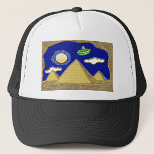 UFO över egypten Truckerkeps