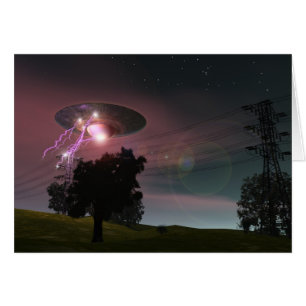 UFO över kort för kraftledningar 2