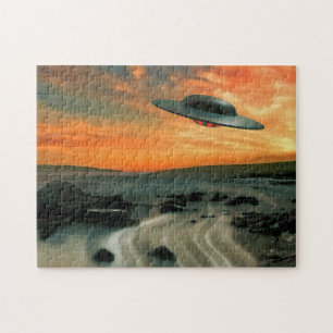 UFO över kusten Pussel