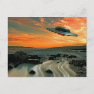 UFO över Kusten Vykort