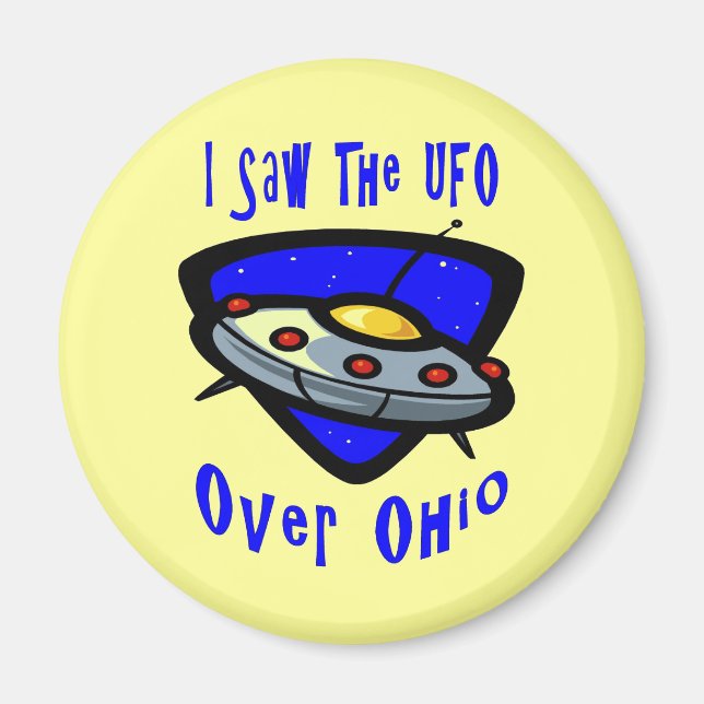 UFO Över Ohio Magnet (Framsidan)