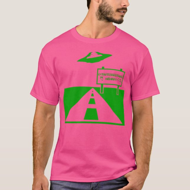 Ufo över vägen t shirt (Framsida)