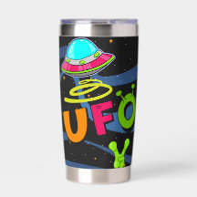 Ufo på rymden säger hej