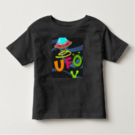 Ufo på rymden säger hej t shirt