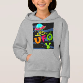 Ufo på rymden säger hej t shirt