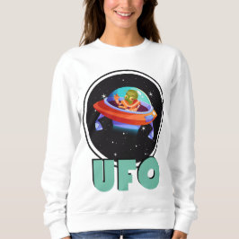 Ufo på rymden t shirt