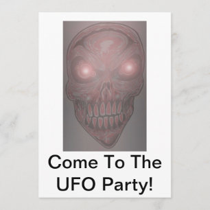 Ufo-partyinbjudningar Inbjudningar