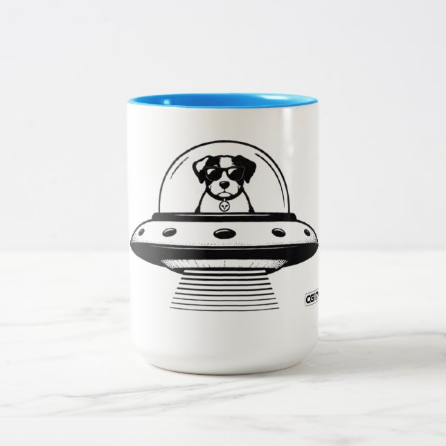 UFO PETS Två-Tonad MUGG (Center)