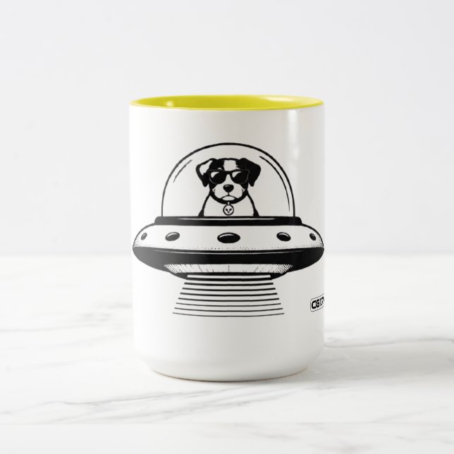 UFO PETS Två-Tonad MUGG (Center)
