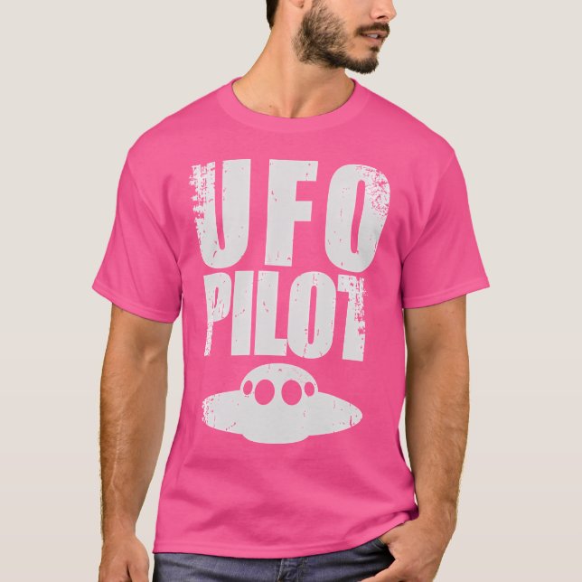 Ufo Pilot T Shirt (Framsida)