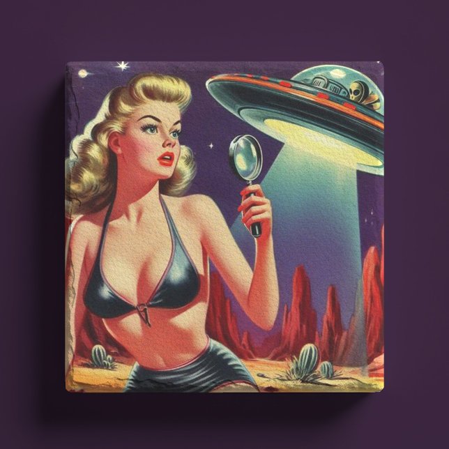 Ufo Pin-up Stenunderlägg (Skapare uppladdad)