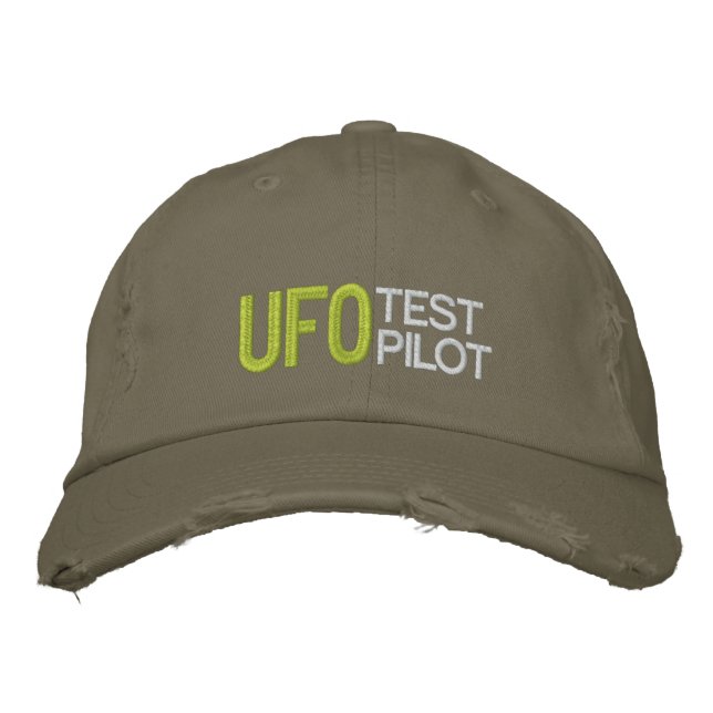 UFO-provningspilot Broderad Keps (Framsida)