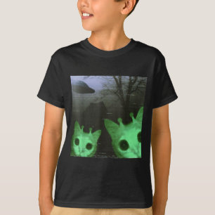 UfO Roliga Kusliga Katt Meme För Män Kvinnor T Shirt