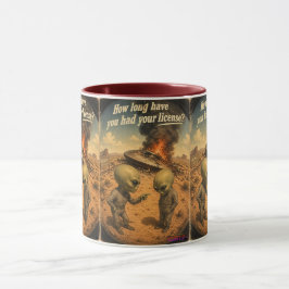 UFO Roswell 40-50s Mugg
