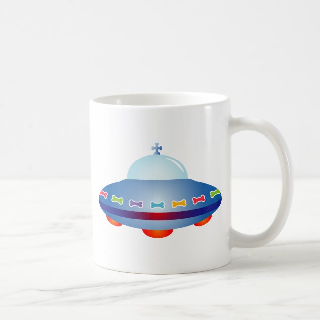 UFO Rymdskepp Kaffemugg (Höger)