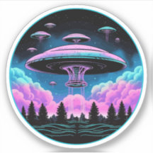 UFO:s Alien Invasion Aesthetic