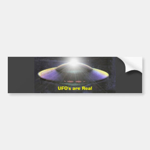 UFO:s är verkliga Bildekal
