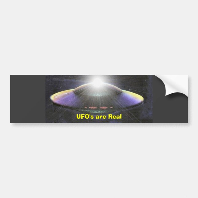 UFO:s är verkliga Bildekal (Framsidan)
