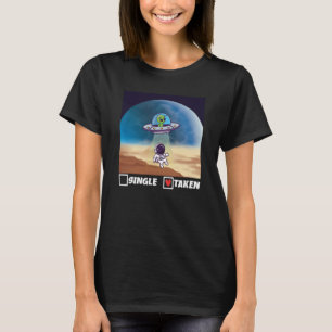 UFO:s bortförande av Alla hjärtans dag Alien S T Shirt