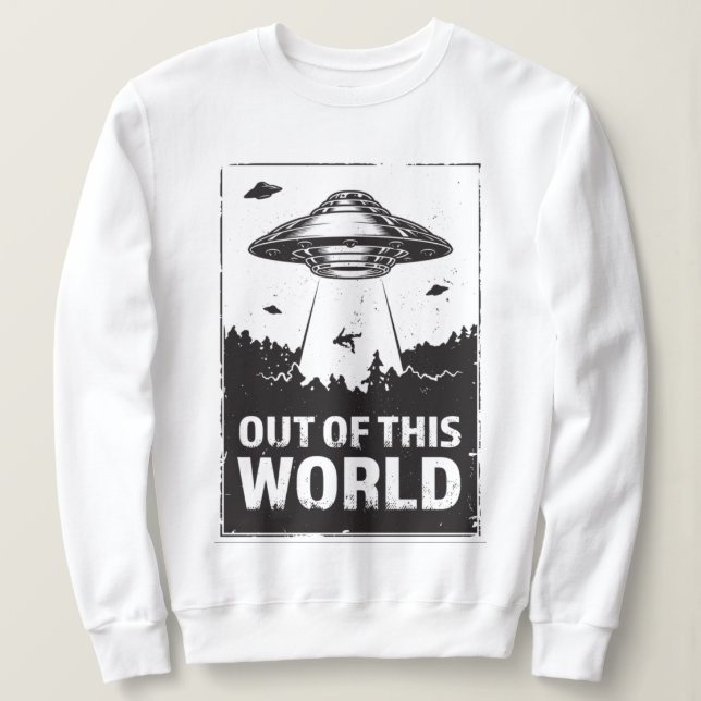 UFO:s bortförda svensk skjorta T Shirt (Design framsida)