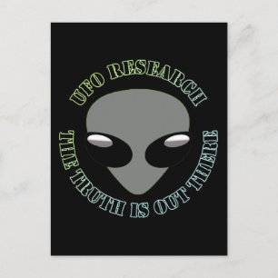 UFO:s forskning, sanningen är där ute Vykort