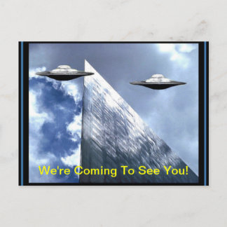 UFO:s jaktvykort Vykort