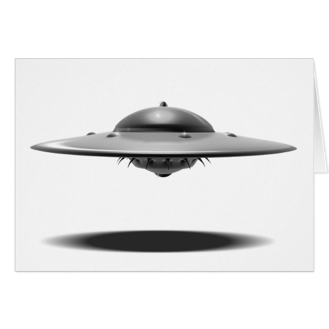 Ufo-Salamander Hälsningskort (Framsidan Horizontal)