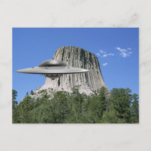 UFO Salamander i Djävulen Torn Vykort
