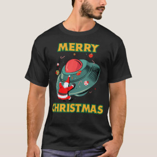 Ufo Santa Crazy Santa Vild Santa Funny Santa Chris T Shirt
