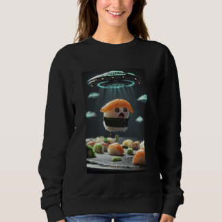Ufo Selfie Sushi T Shirt